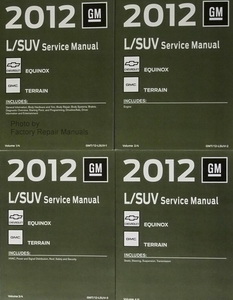 2012 Chevy Equinox GMC Terrain Factory Service Manuals